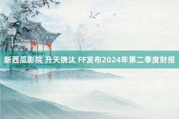 新西瓜影院 升天镌汰 FF发布2024年第二季度财报