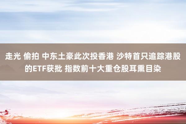 走光 偷拍 中东土豪此次投香港 沙特首只追踪港股的ETF获批 指数前十大重仓股耳熏目染