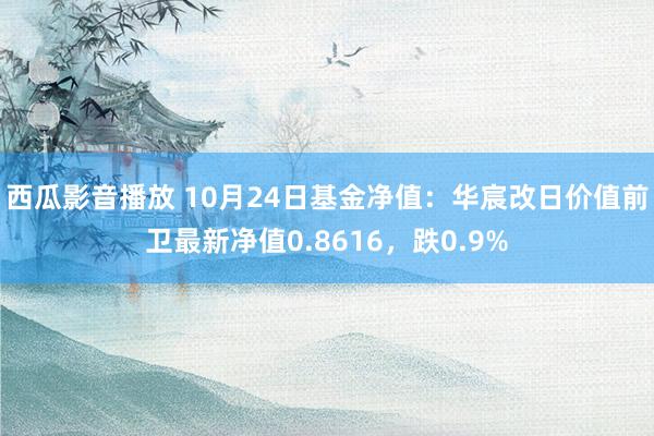 西瓜影音播放 10月24日基金净值：华宸改日价值前卫最新净值0.8616，跌0.9%